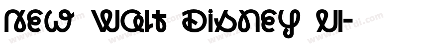 New Walt Disney UI字体转换 New Walt Disney UI字体转换